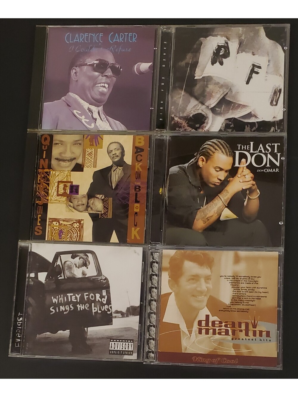 6 VG CD Collection-Clarence Carter, Rise for Order, Quinton Jones, Dean Martin+